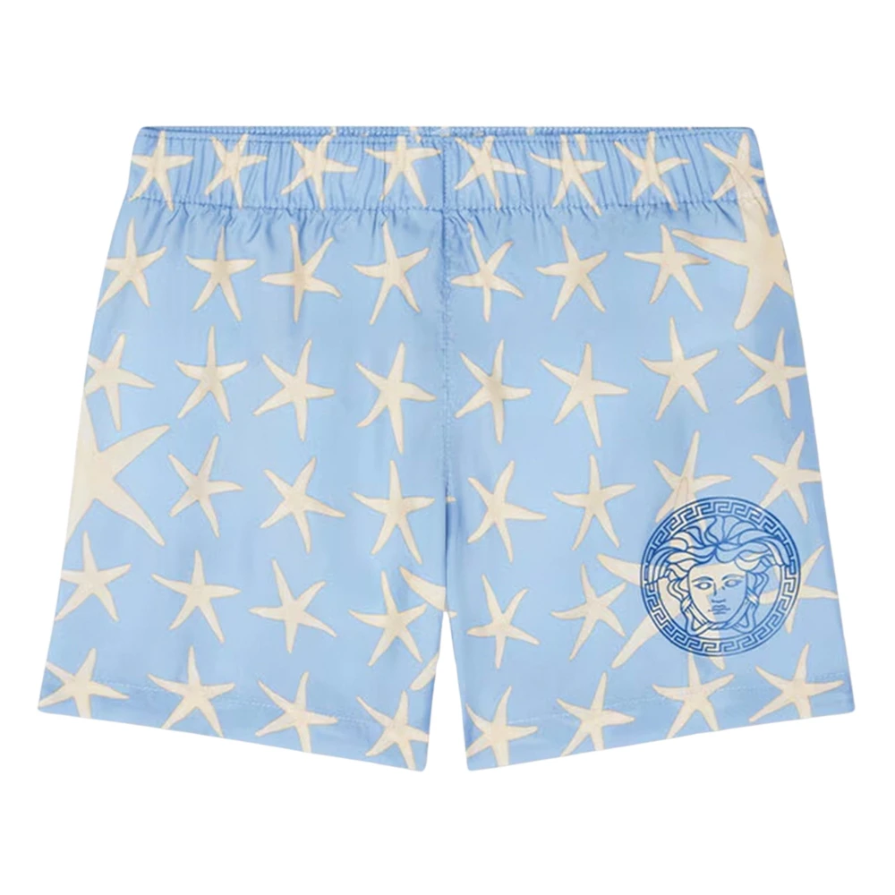 Versace Men's Blue Starfish Swim Shorts In