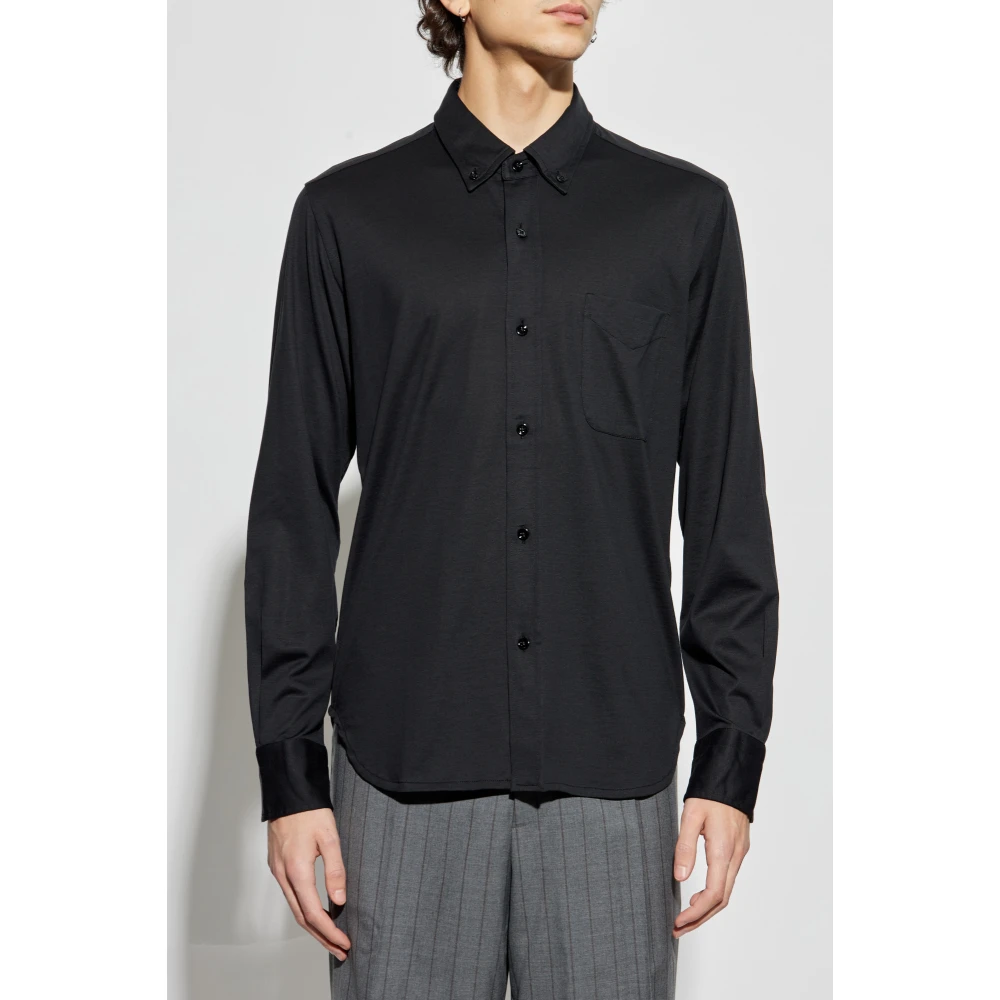 Tom Ford Overhemd met zak Black Heren