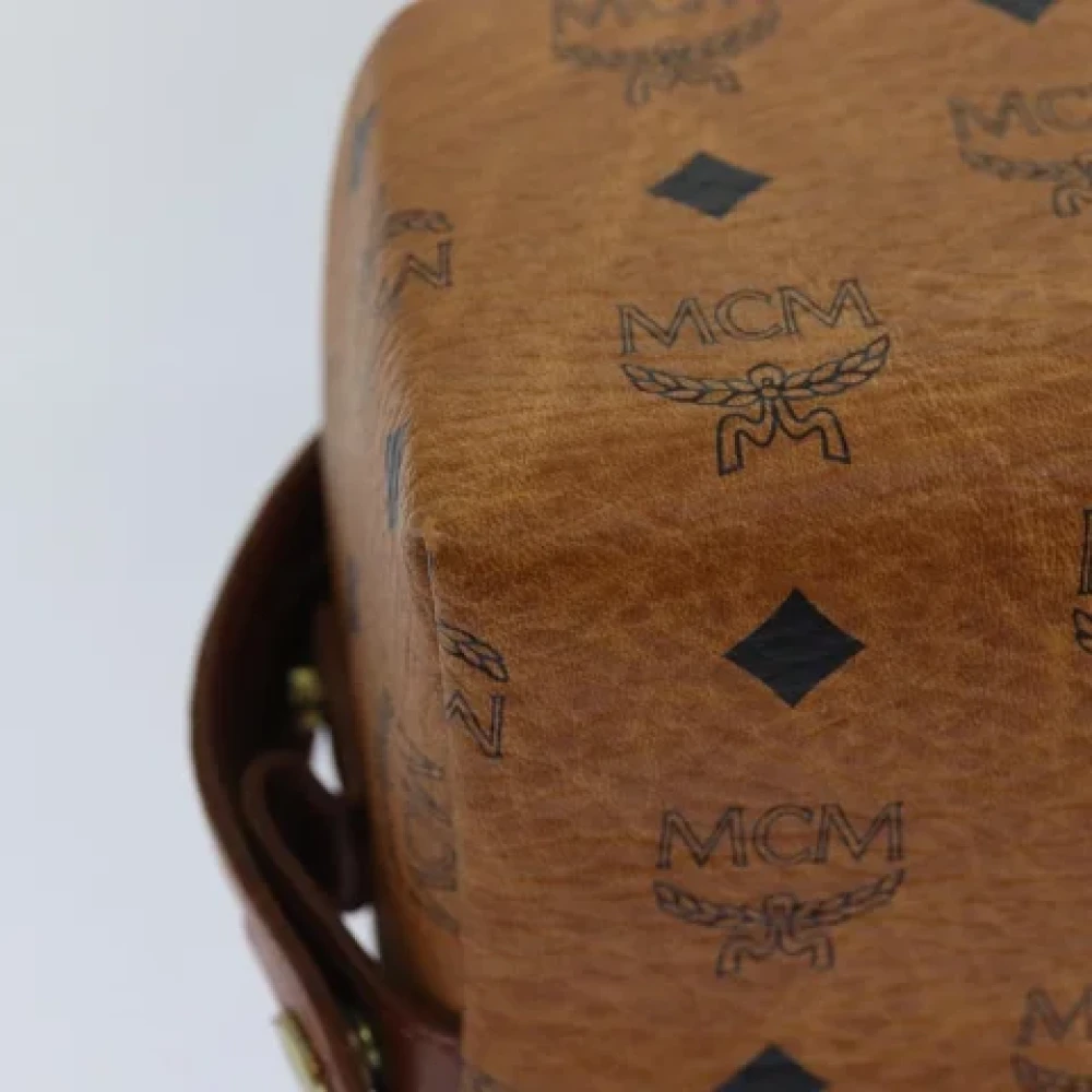 MCM Pre-owned Leather handbags Brown Dames