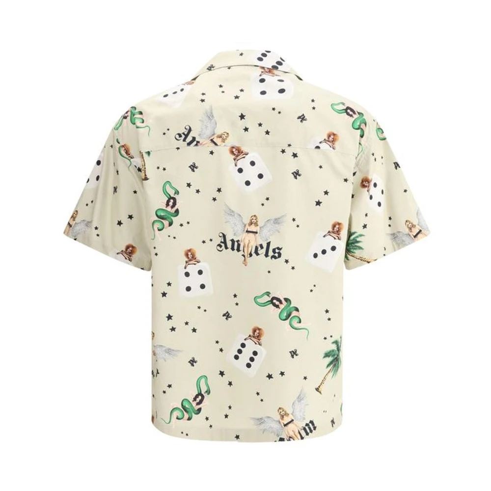 Palm Angels Retro Pin Up Bowling Shirt Multicolor Heren