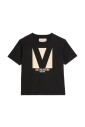 black-logo-print-cropped-t-shirt