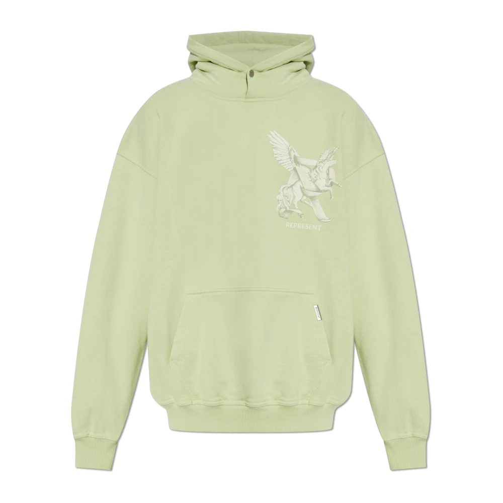 Represent Sweatshirts & Hoodies Green Heren