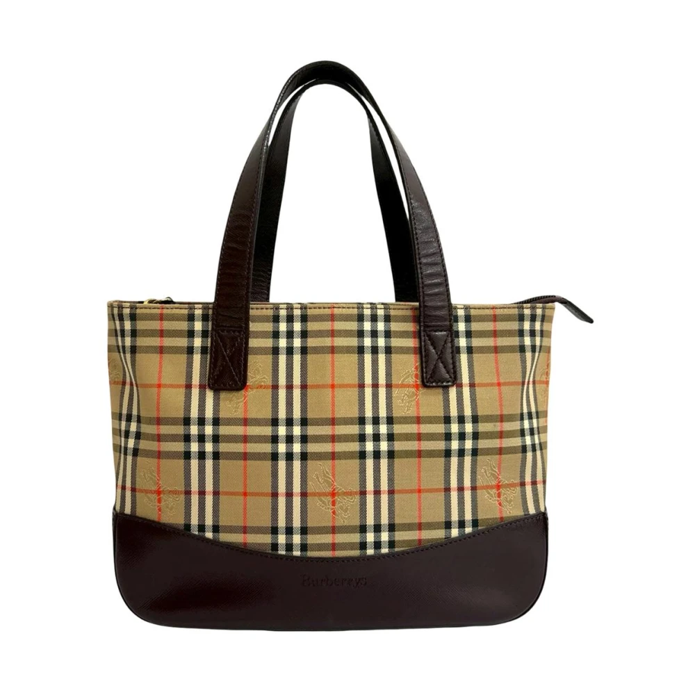 Burberry Vintage Women's Brown Pre-Owned Tote Bag