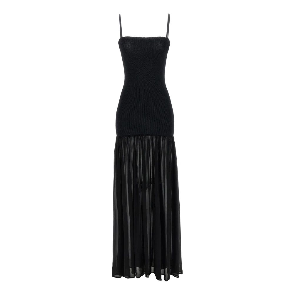 Hunza G Women's Black Nancy Hybrid Dress - Gowns - One Size - Dresses