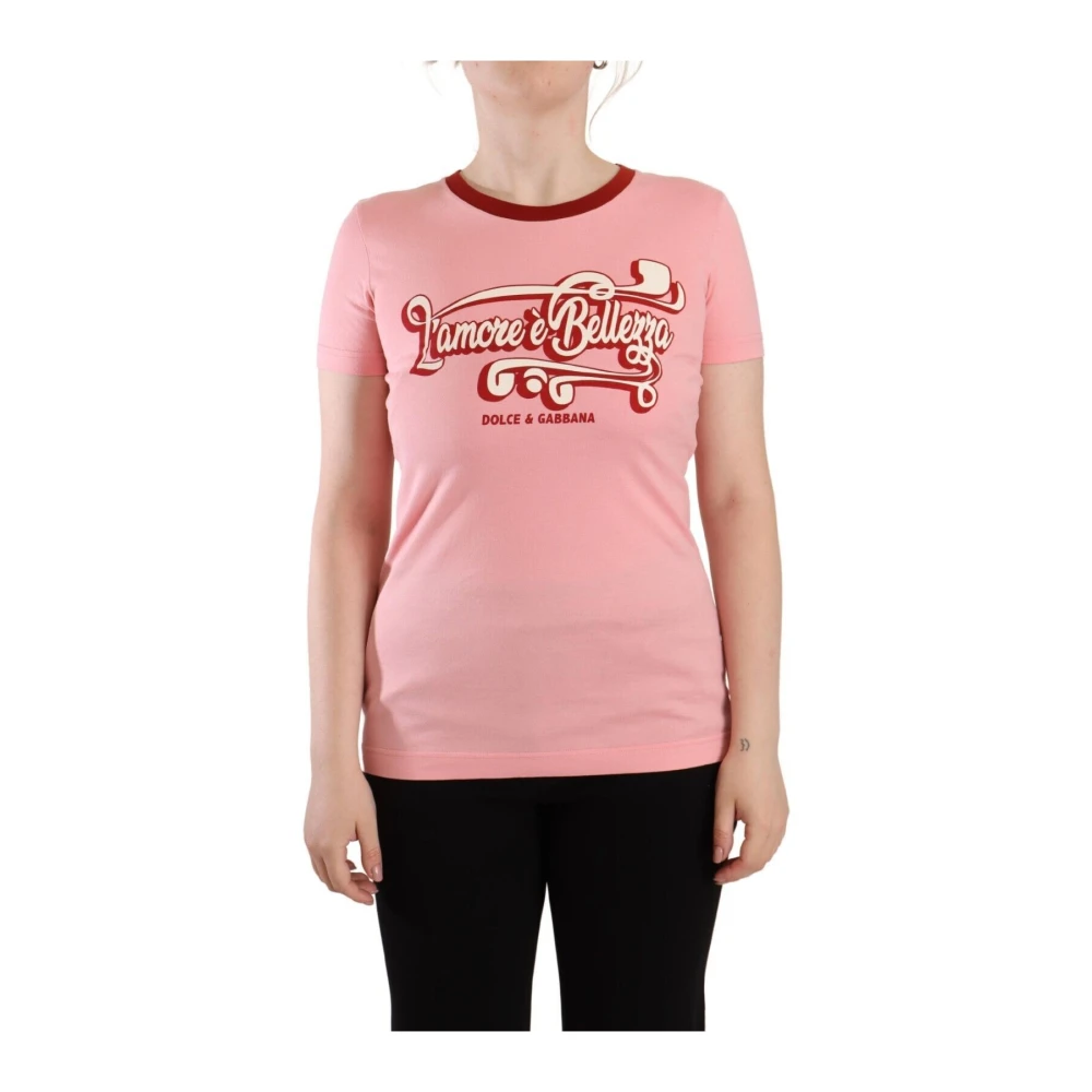 Dolce & Gabbana Damen Rosa Oberteile, 2XSgröße: