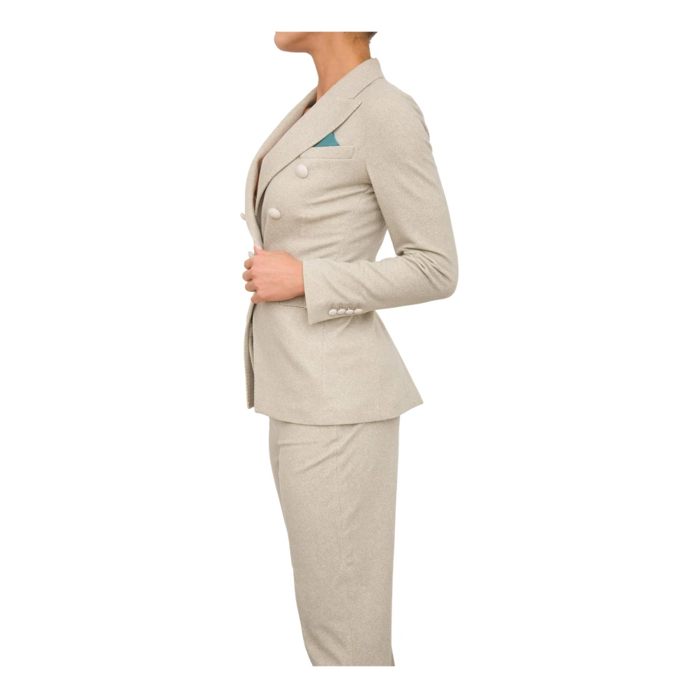 Circolo 1901 Stijlvolle Jas voor Mannen Beige Dames