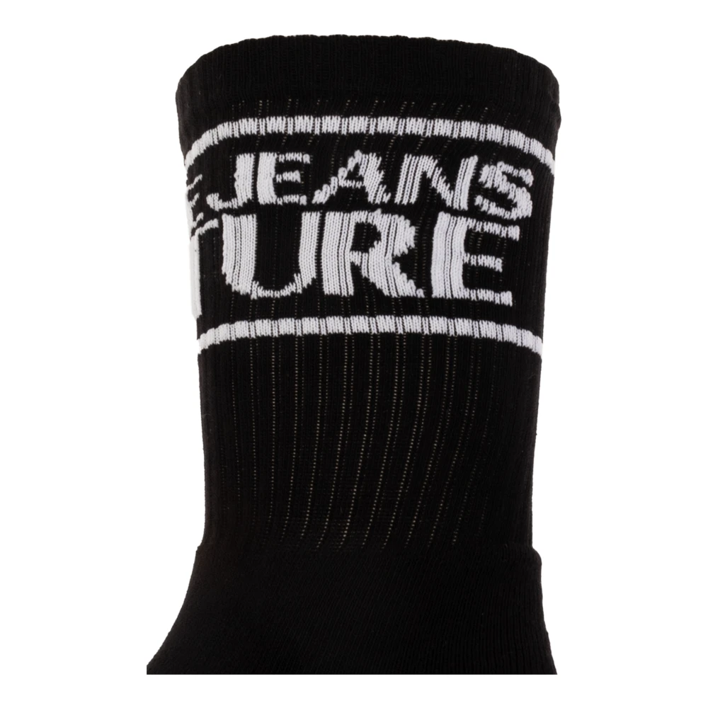 Versace Jeans Couture Sokken met logo Black Heren