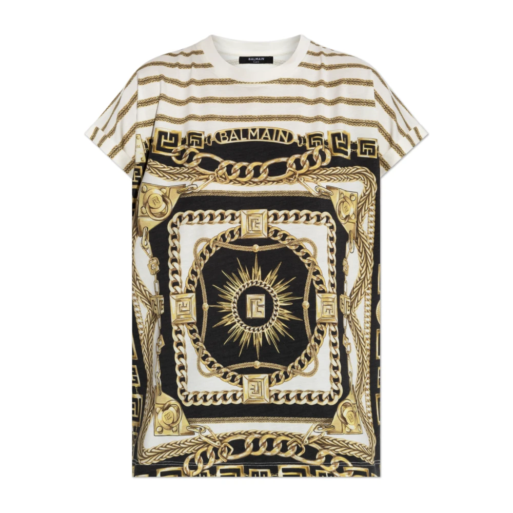 Balmain - Tops > T-Shirts - Beige - Balmain - Modalova