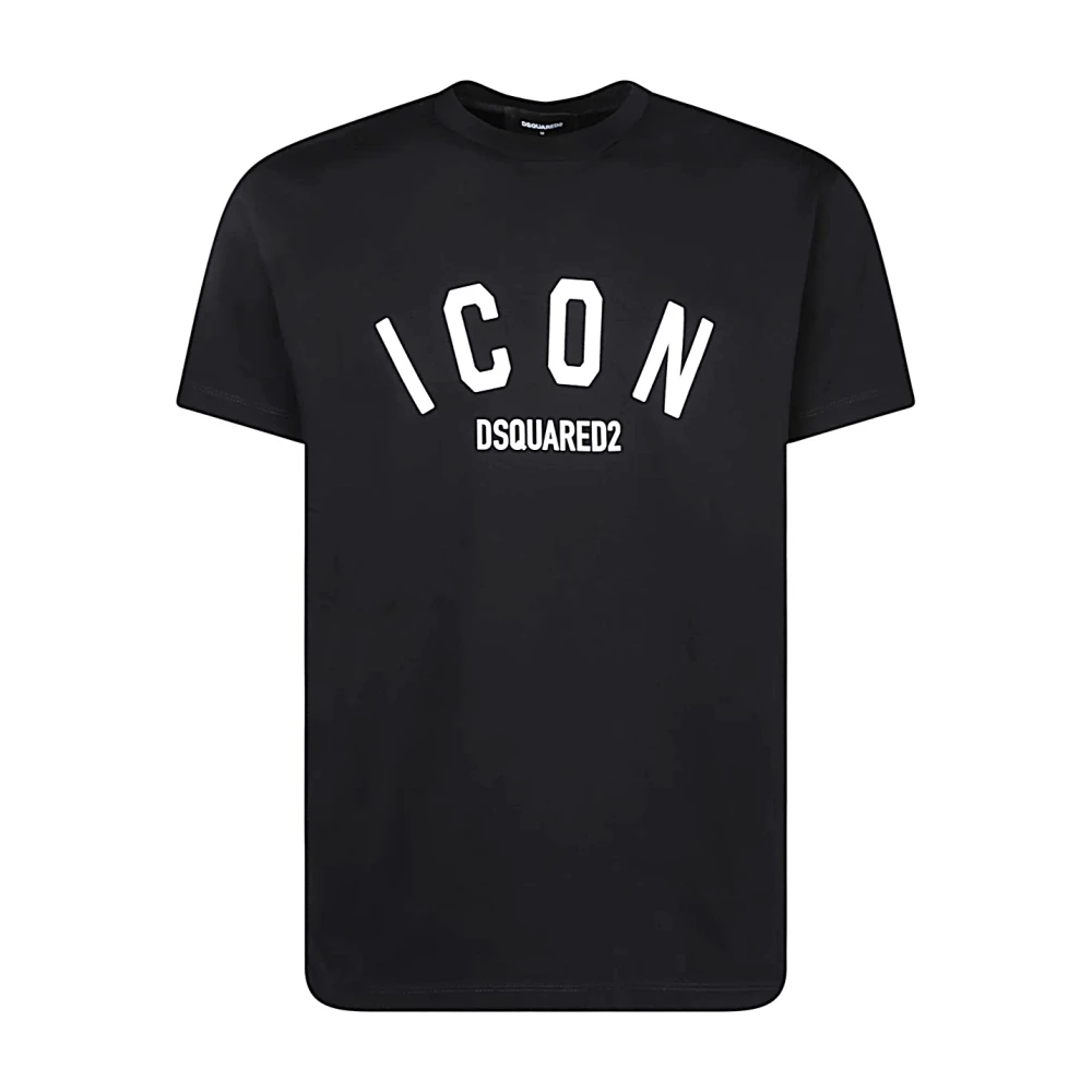 Dsquared2 Casual Katoenen T-shirt Black Heren