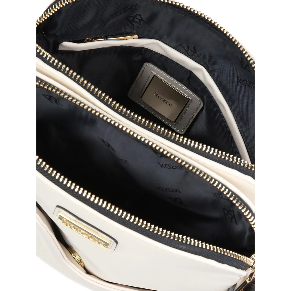 Kazar Dames off-white messenger tas White Dames