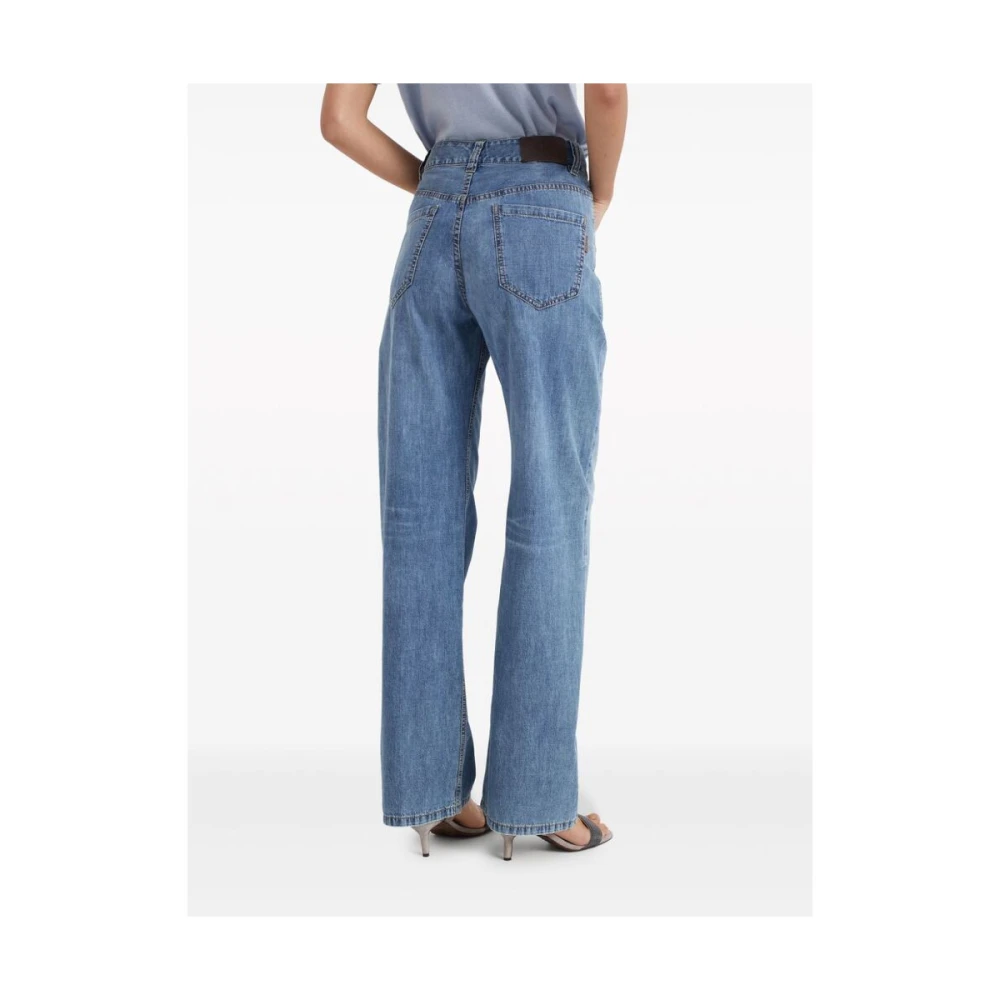 BRUNELLO CUCINELLI Straight Jeans Blue Dames