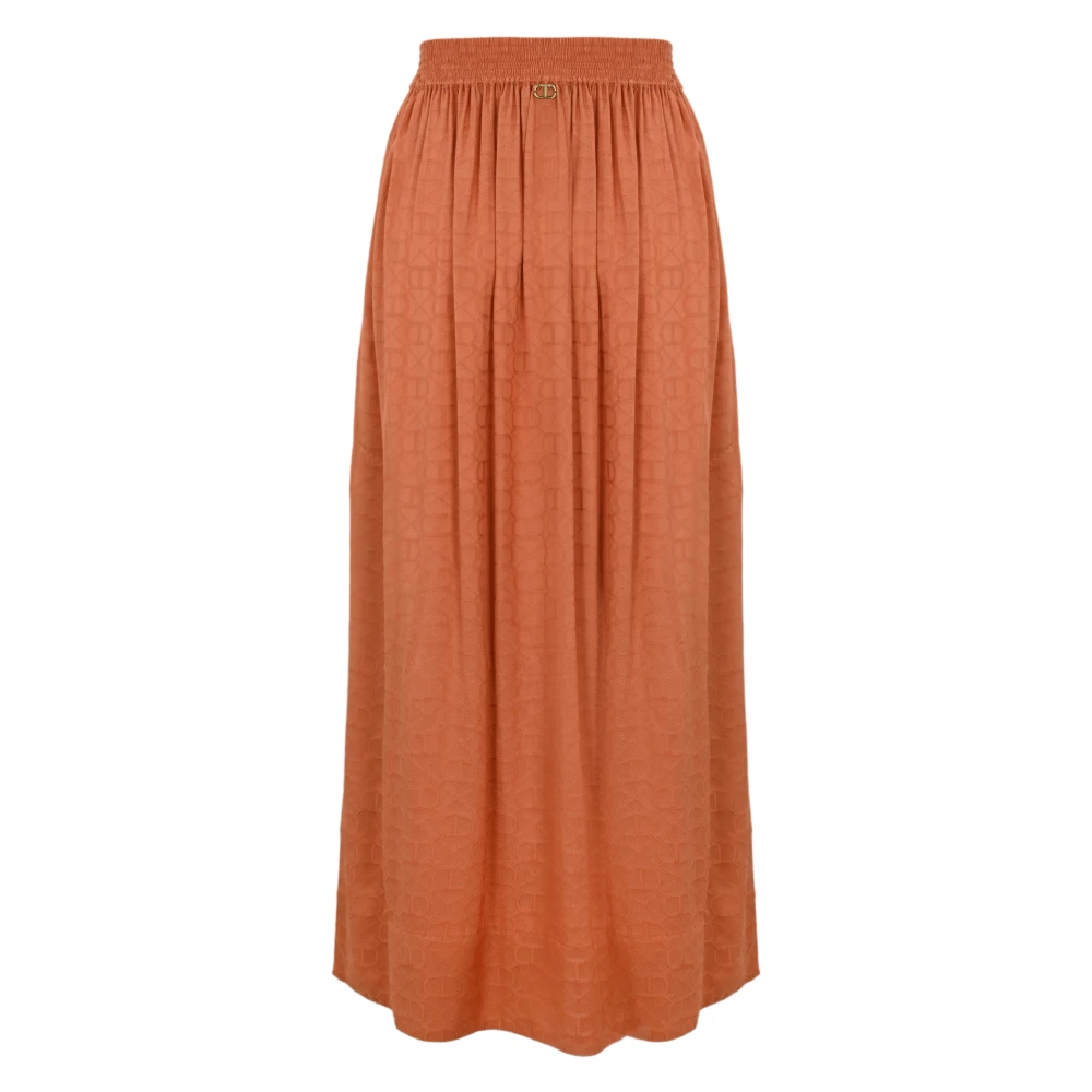 Twinset Midi Skirts Orange Dames