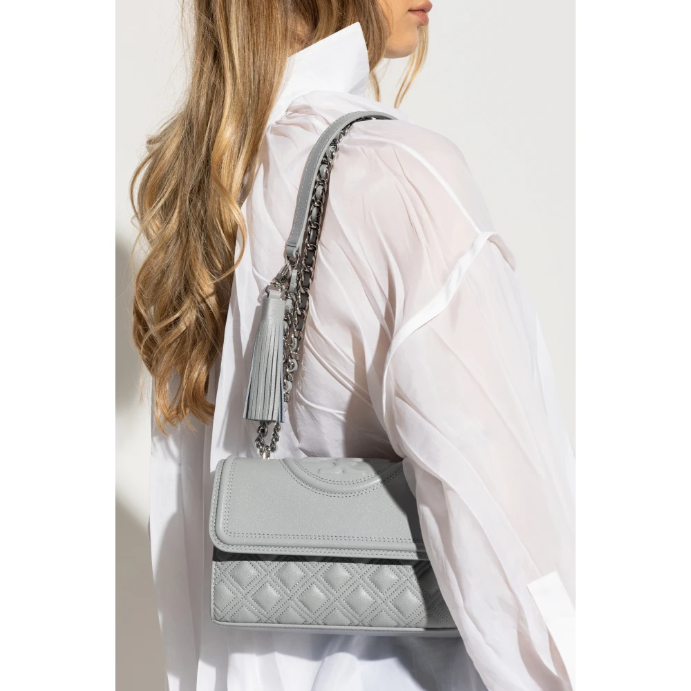 TORY BURCH Zachte schoudertas Gray Dames