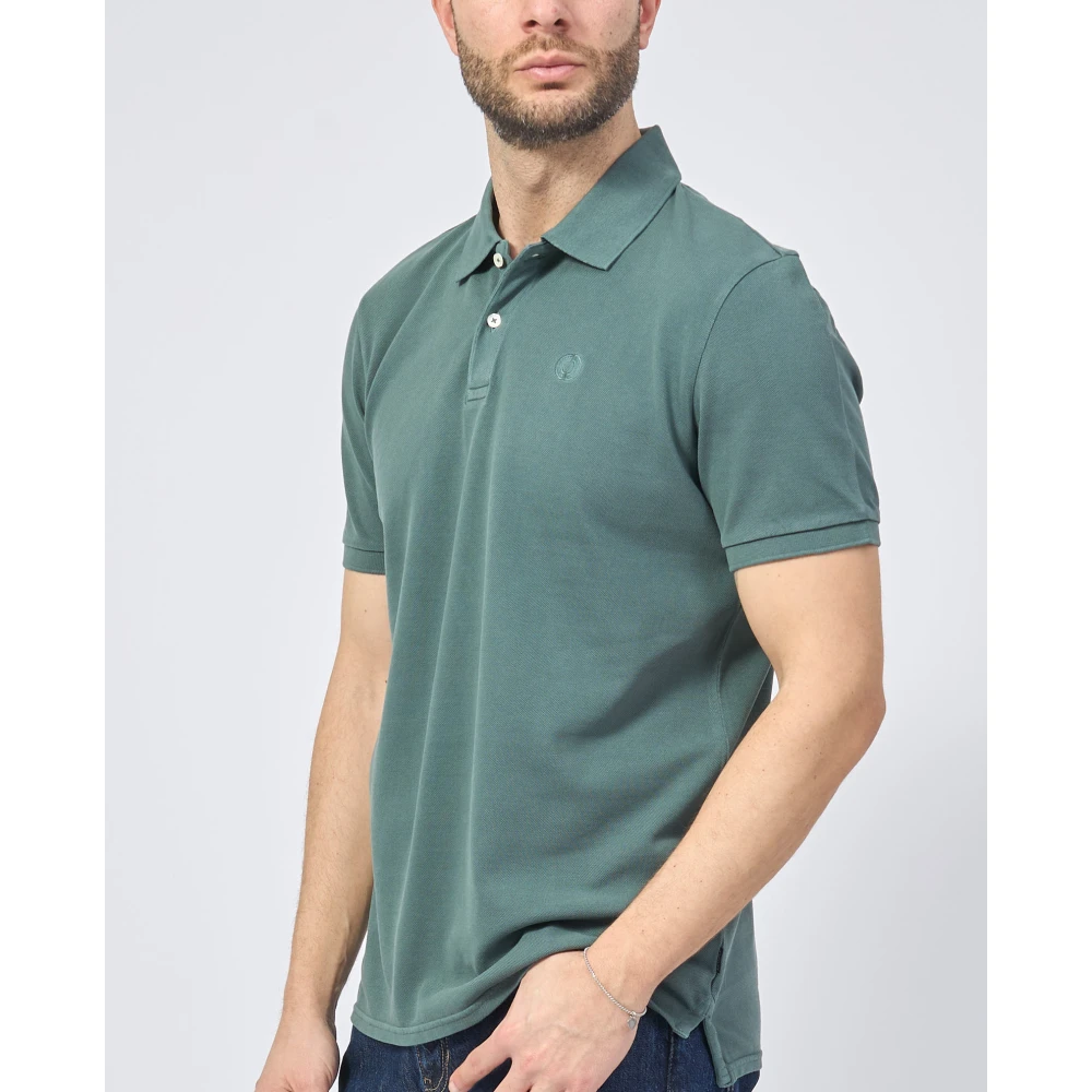 Ecoalf Biologisch Katoenen Polo Groen Green Heren