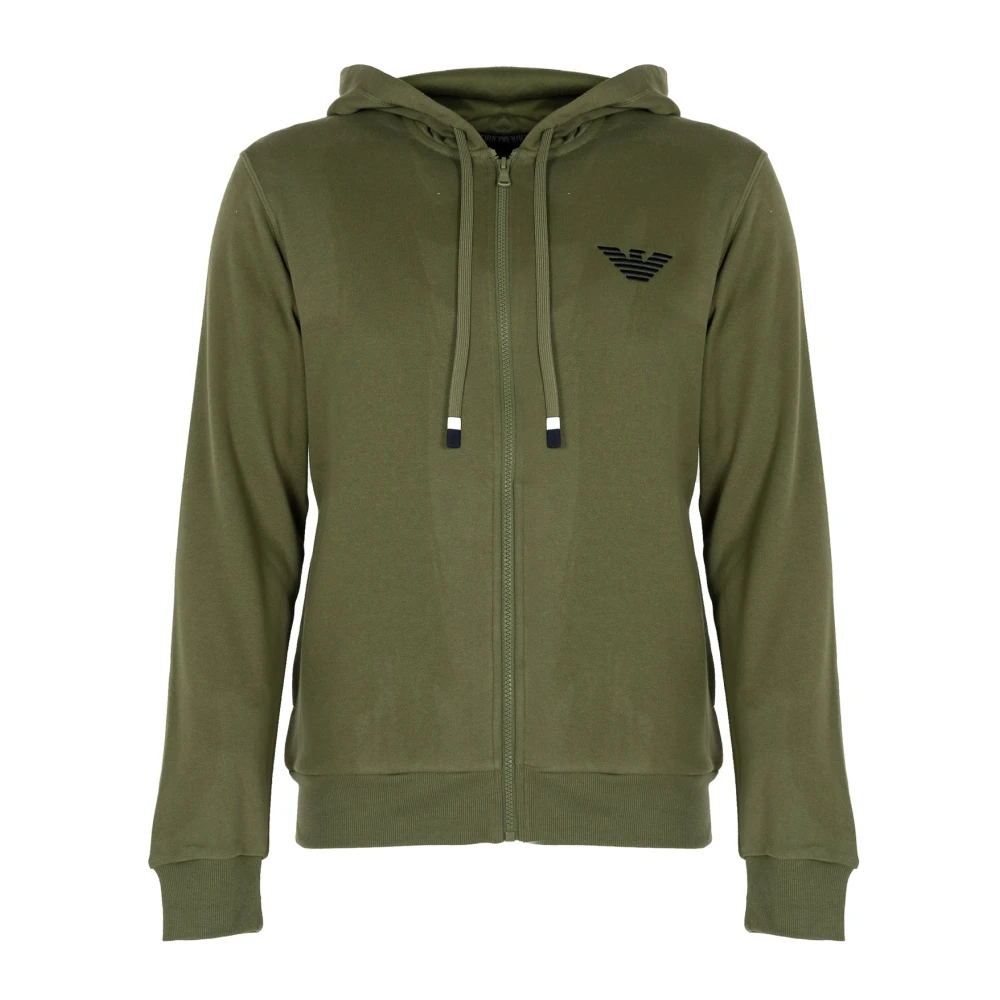 Emporio Armani Hombre Verde - Sudadera Con Capucha - Sweatshirts & Hoodies - M