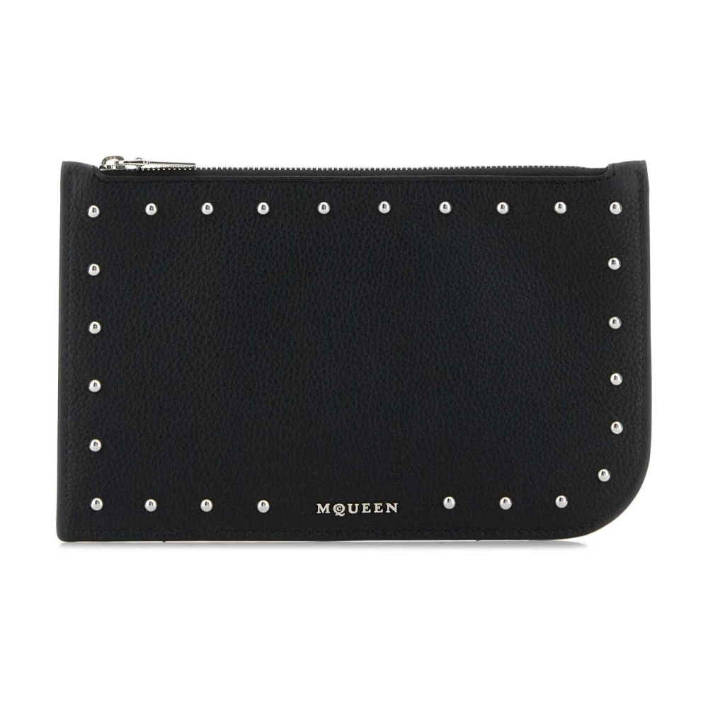 Alexander Mcqueen Men's Black Wallets & Cardholders, One Size, Leather Wallets