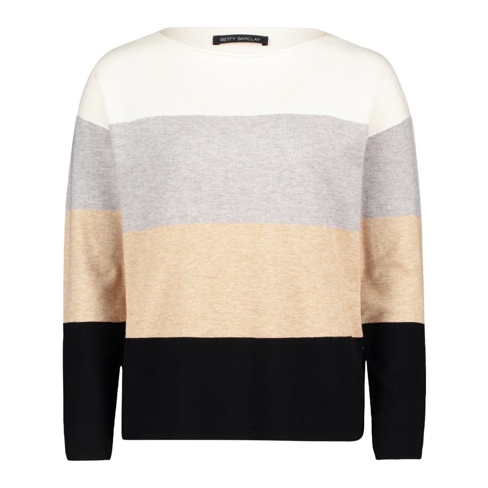 Betty Barclay Kleur Blok Fijngebreide Trui Multicolor Dames