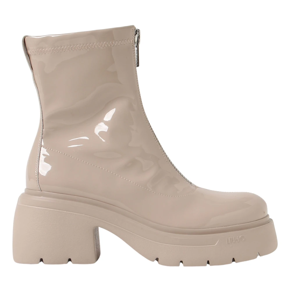 Liu Jo Beige Carrie Ankelstövlar