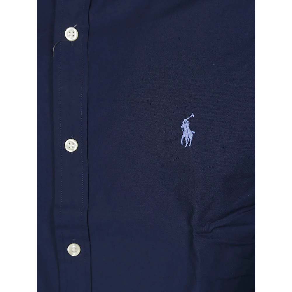 Polo Ralph Lauren Stretch Poplin Overhemd Blue Heren