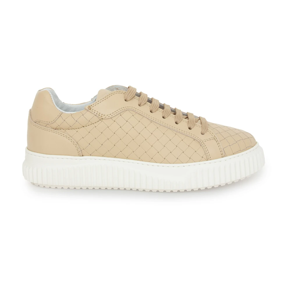 Voile Blanche City Sneakers Stijlvolle Schoenen Dames Schoenen Beige