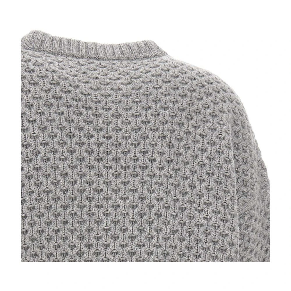 Fabiana Filippi Zachte Kabeltrui Grijs Gray Dames