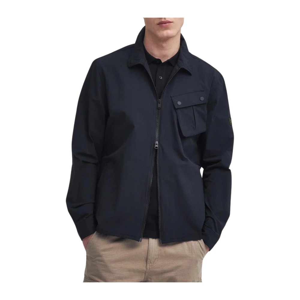 Barbour Flex Overshirt Zwart Black Heren