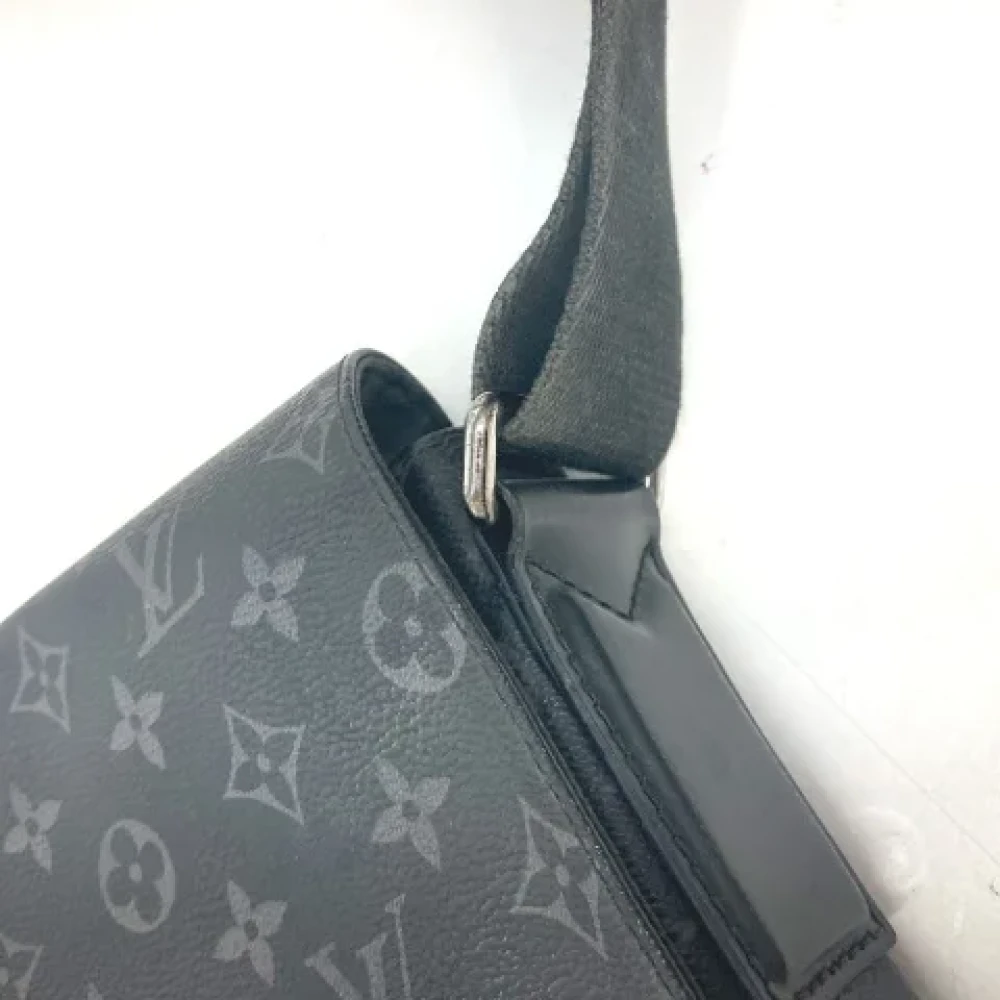 Louis Vuitton Vintage Pre-owned Cotton louis-vuitton-bags Gray Dames