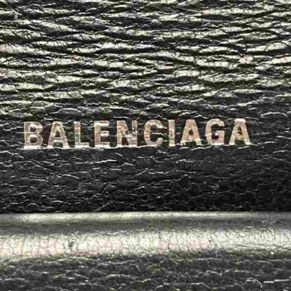 Balenciaga Vintage Pre-owned Leather wallets Black Dames