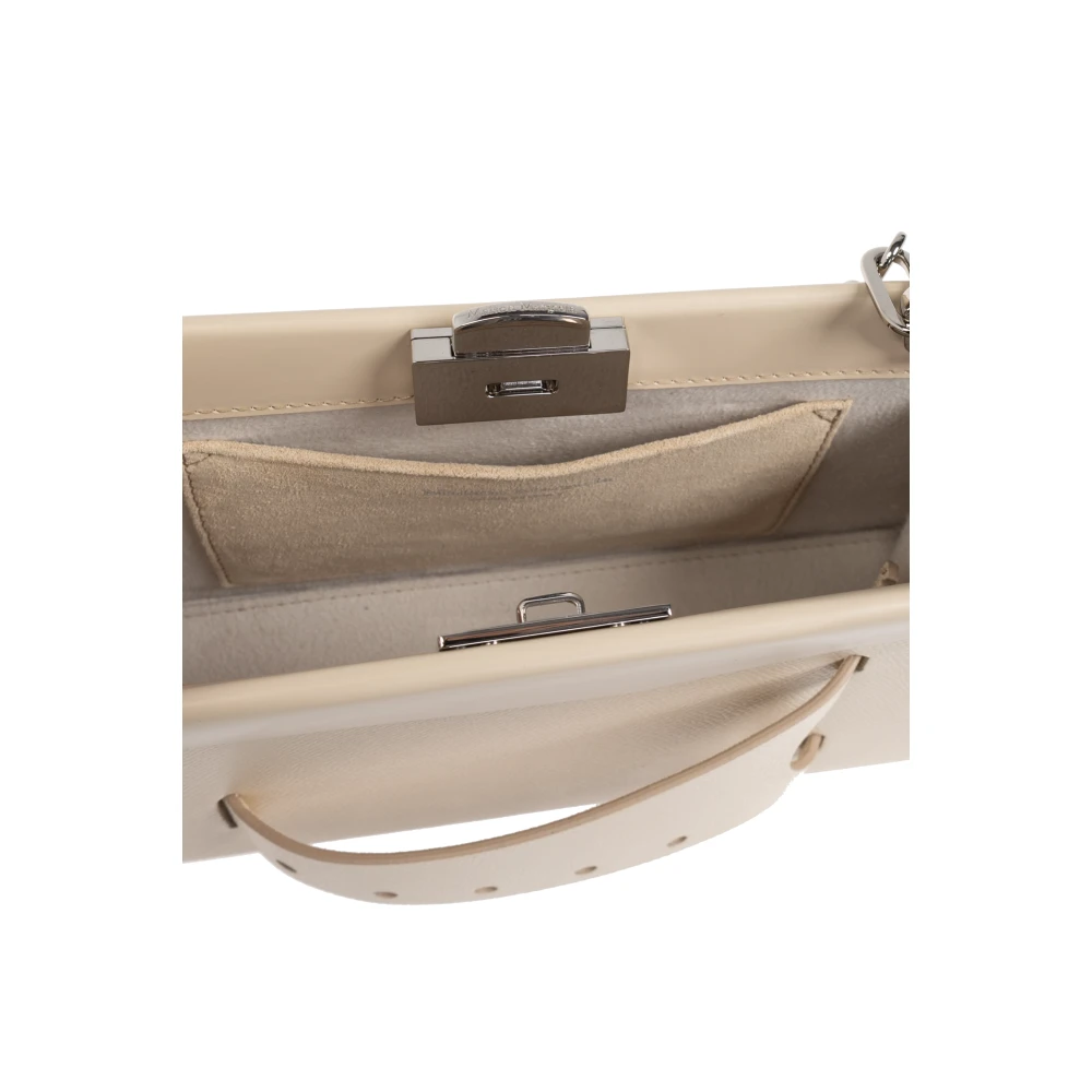 Maison Margiela Handtas Geroofd Klein Beige Dames