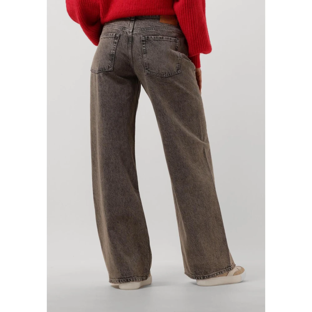 Harper & Yve Mayra-pa Wijde Jeans in Grijs Gray Dames