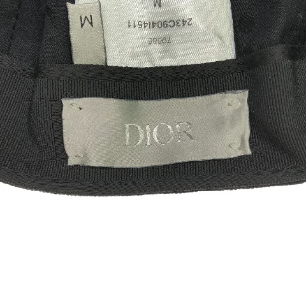 Dior Vintage Pre-owned Cotton hats Black Dames