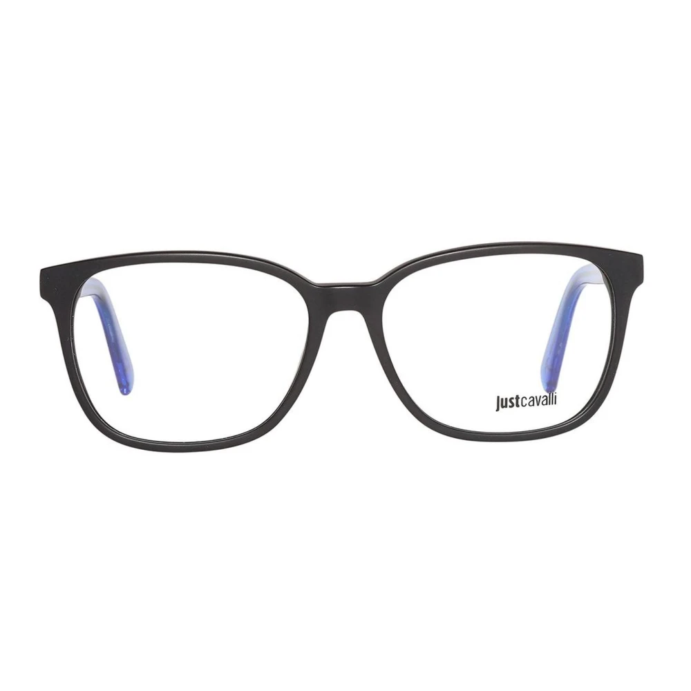 Just Cavalli Zwarte plastic monturen met wijzerplaat Black Unisex