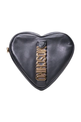 Metallic Letters Heart Bag