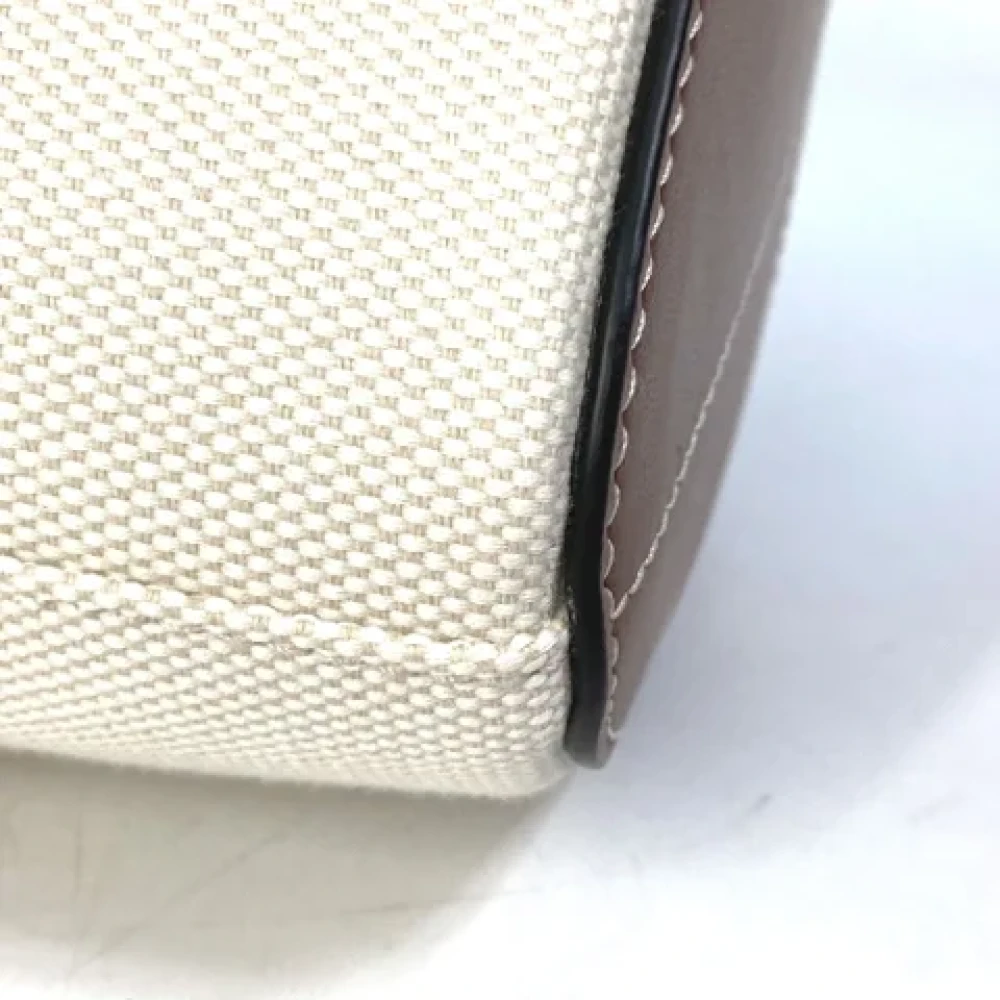 Burberry Vintage Pre-owned Fabric shoulder-bags Beige Dames