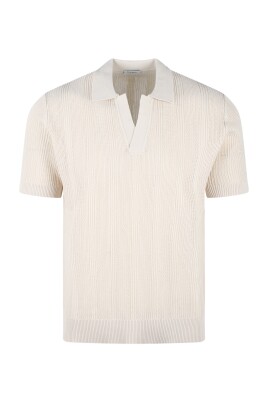 ribbed-cotton-knit-polo-shirt
