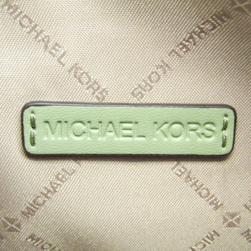 Michael Kors Pre-owned Leather shoulder-bags Green Dames