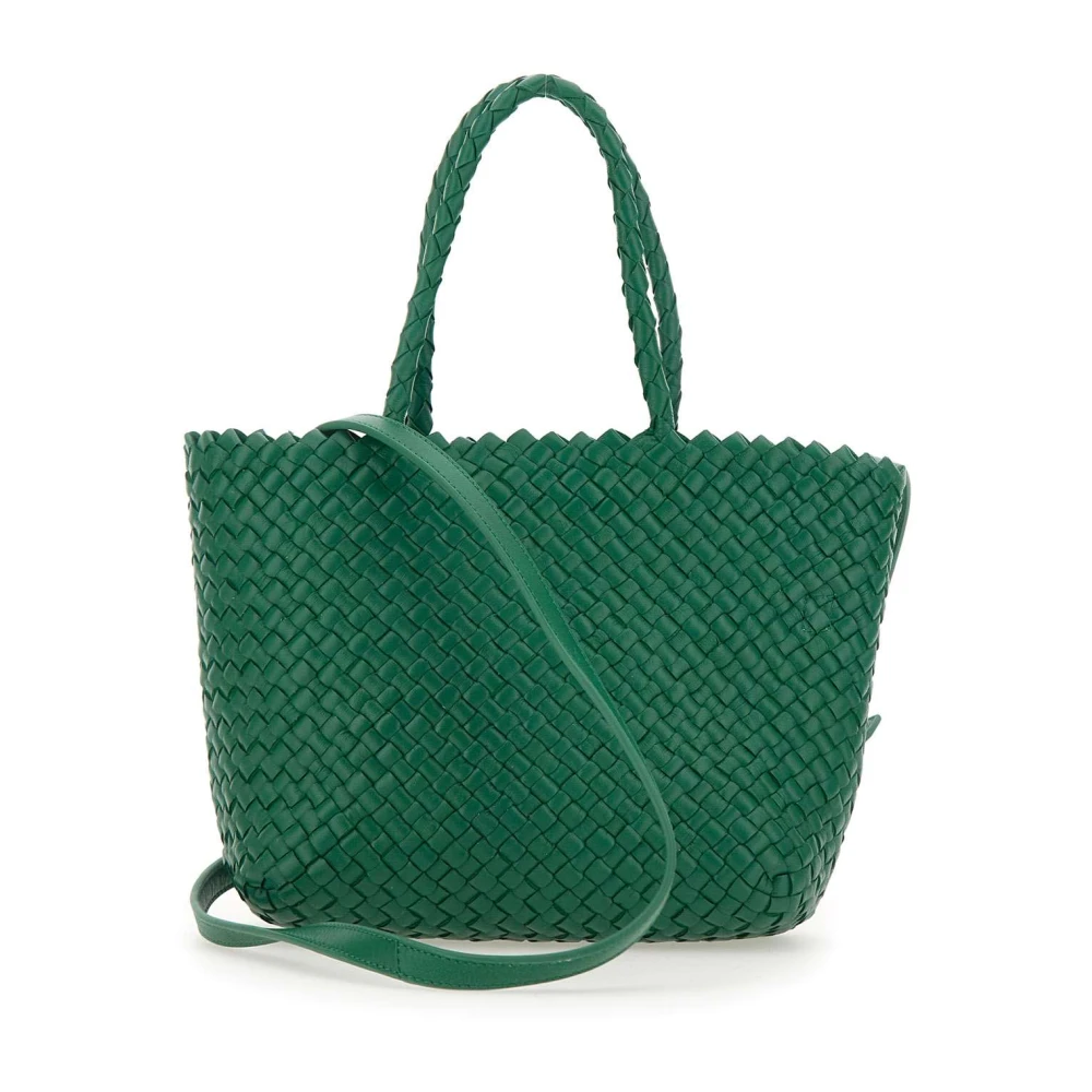 Dragon Diffusion Groene geweven handtas met Pochette Green Dames