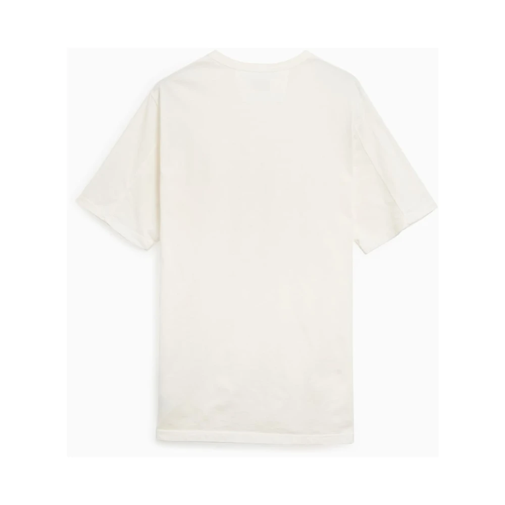 C.P. Company Wit T-shirt met logoprint White Heren