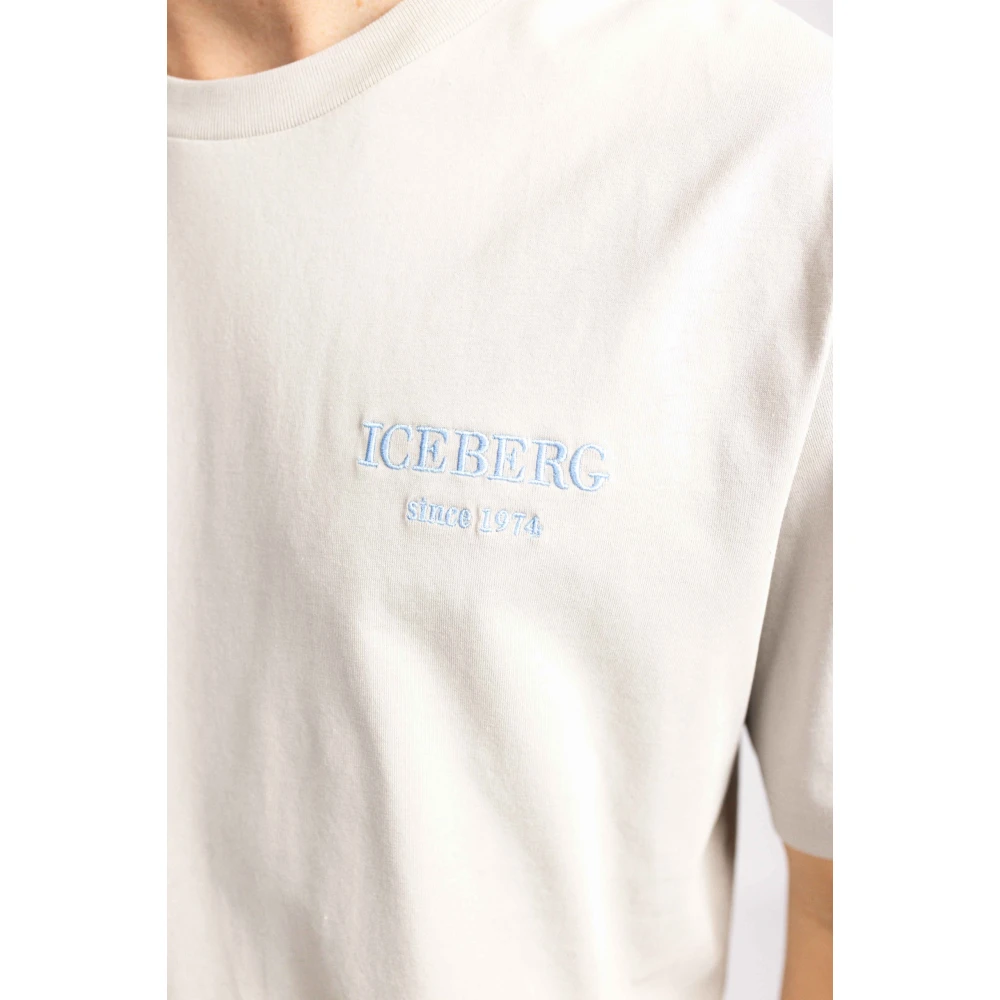 Iceberg Heritage Logo T-Shirt Gray Heren