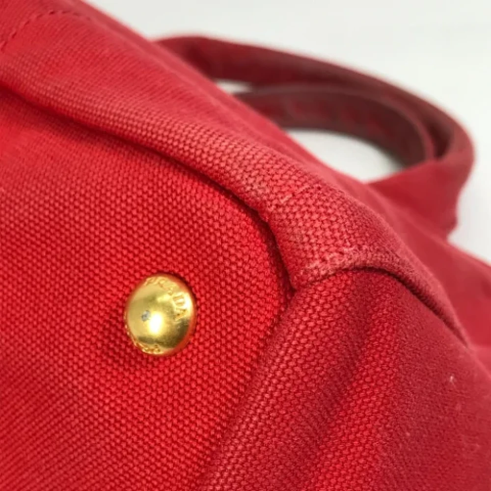 Prada Vintage Pre-owned Fabric prada-bags Red Dames