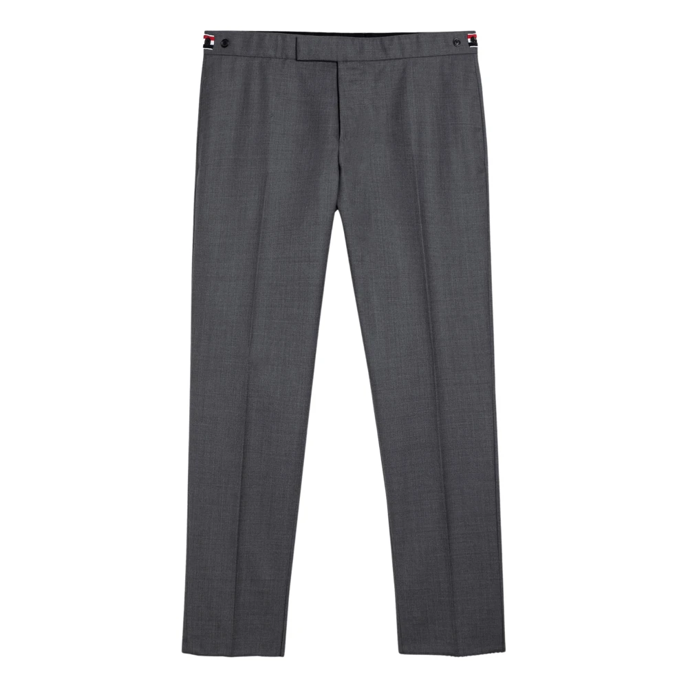 Thom Browne Slim Fit Broek Gray Heren