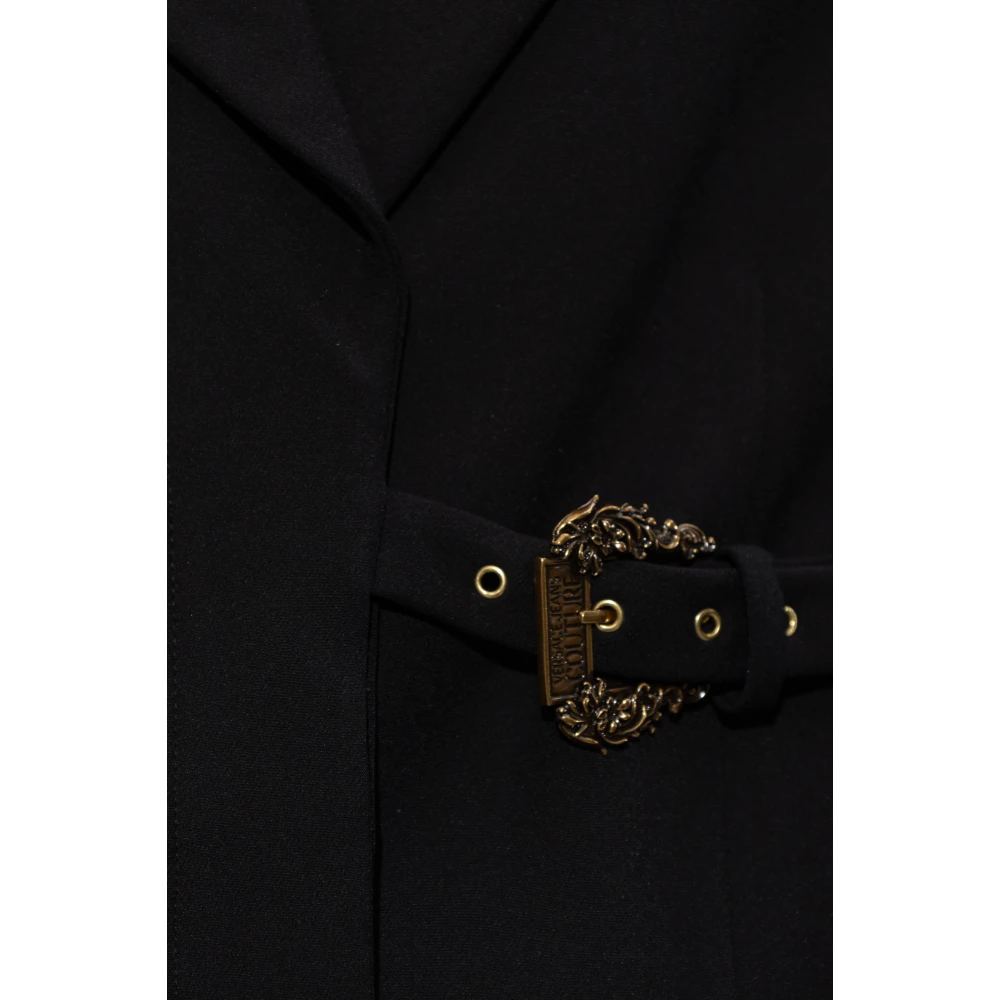 Versace Jeans Couture Blazer met riem Black Dames