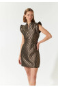 gold-serpentine-cocktail-dress