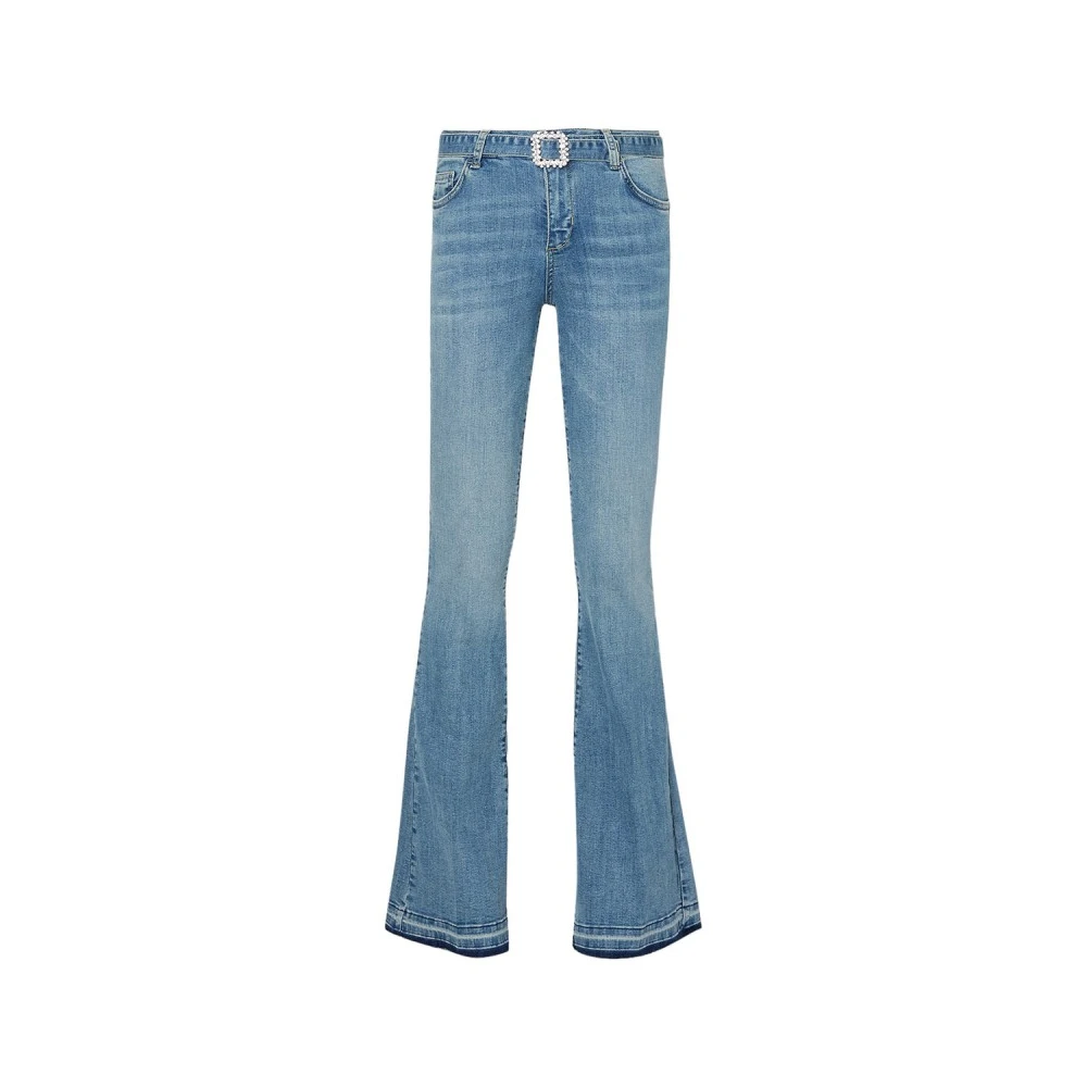 Liu Jo Denim Blå Stiliga Byxor Blue, Dam