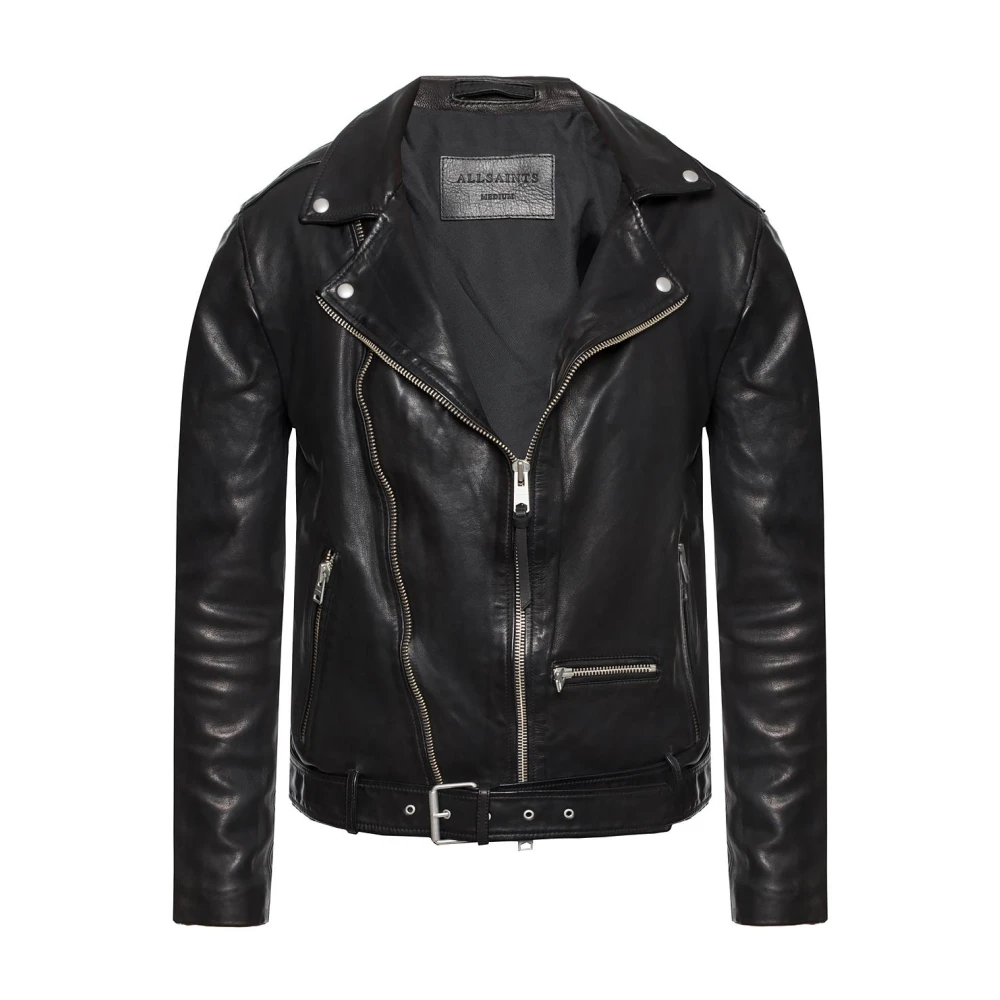 AllSaints Wick Bikerjack Black Heren
