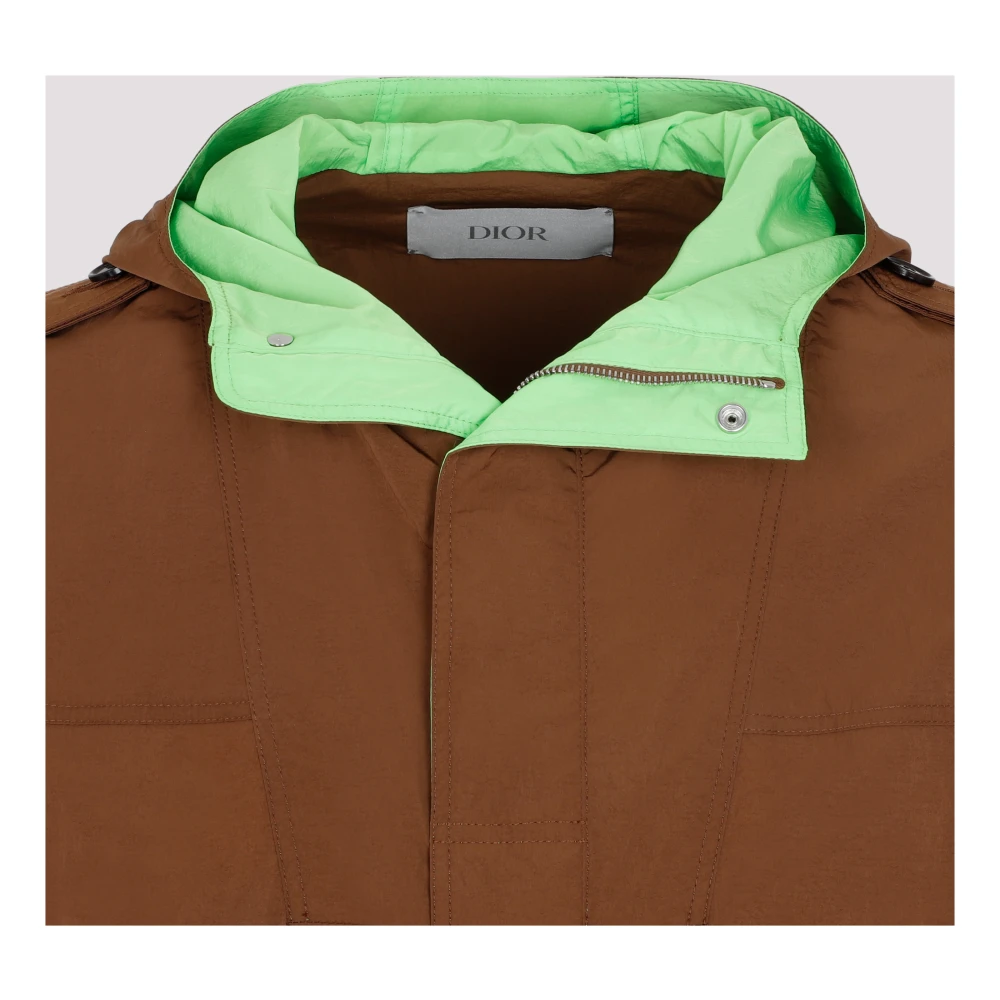 Dior Hoodies Brown Heren