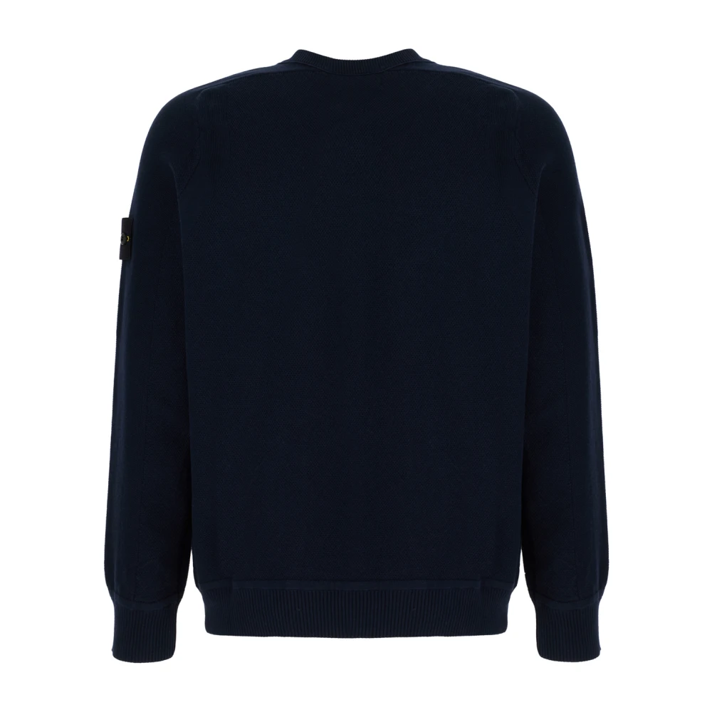 Stone Island Stijlvolle Gebreide Collectie Blue Heren