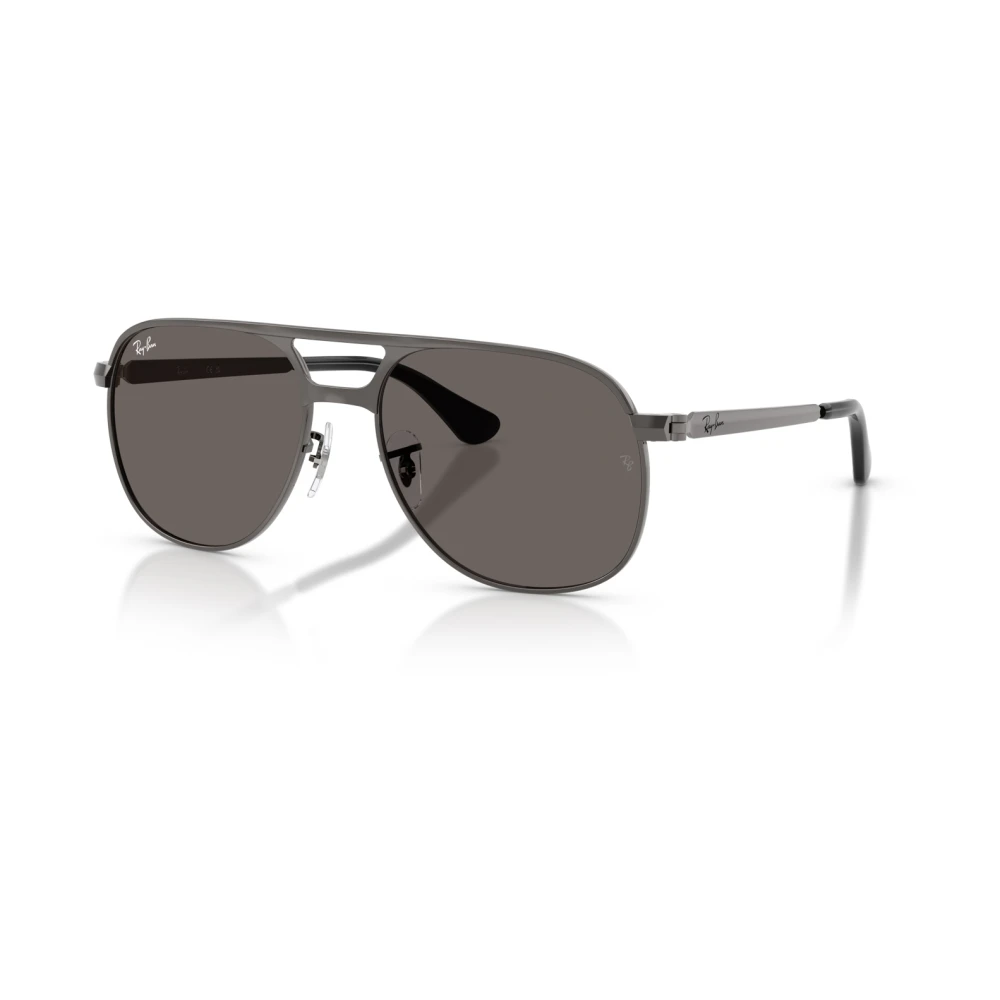 Ray-Ban Sunglasses Bill Max - Gunmetal Frame Grey Lenses 56-17, RB3793 - Image 4