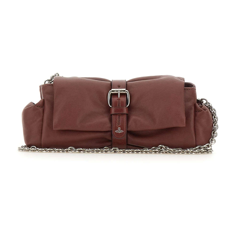 Vivienne Westwood Hazel Treasure Clutch - Female - Cross Body Bags - Red - One Size - Bags - Image 5