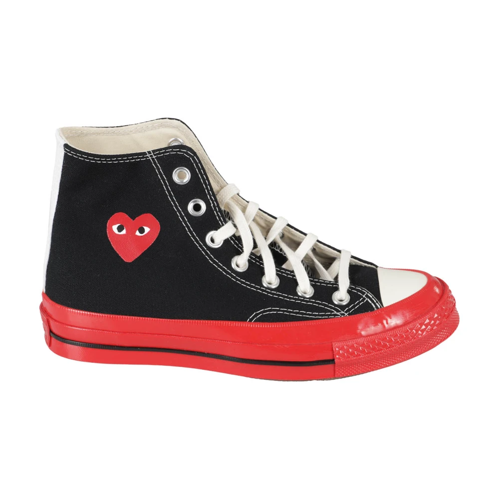 Comme des Garçons Play Sole High Top Heren Schoenen Zwart